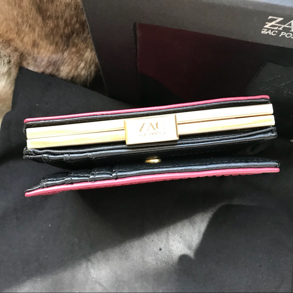 Zac Posen Saffinno Raspberry Wallet - Picture 3 of 7